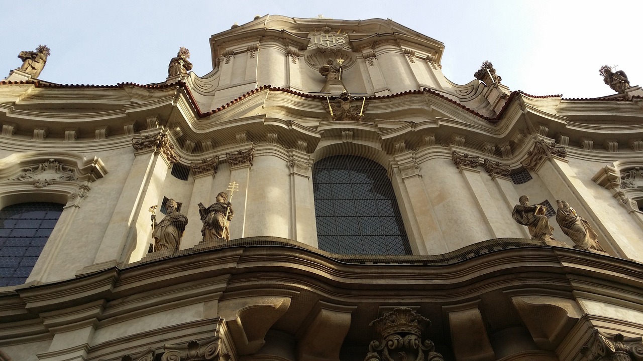 church building prague free photo