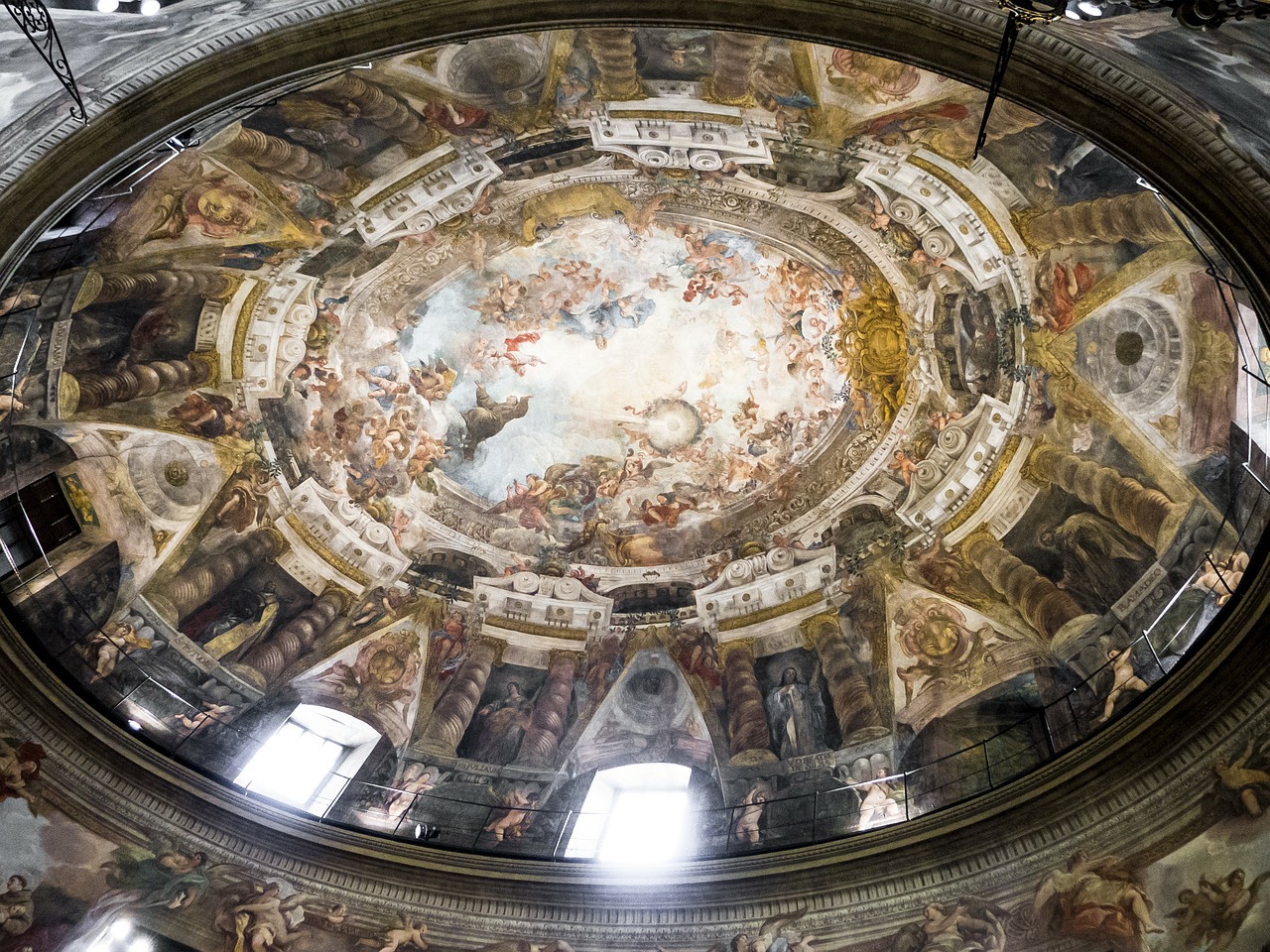 church fresh ceiling free photo