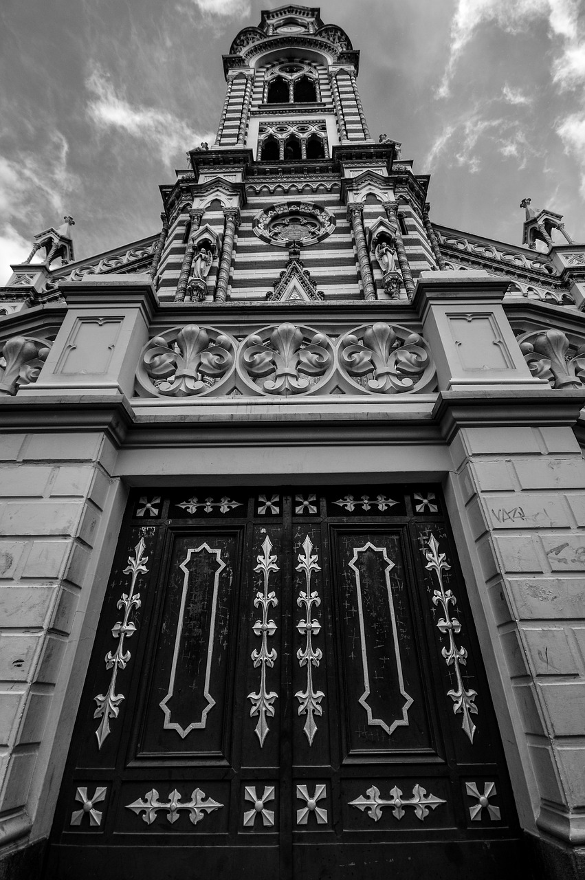 church blancoynegro architecture free photo