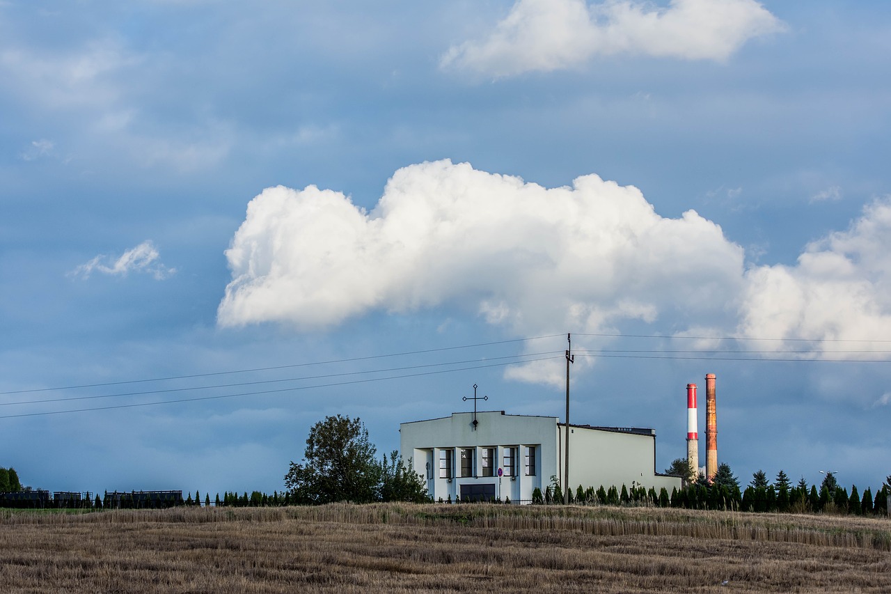 church cloud cemetery free photo