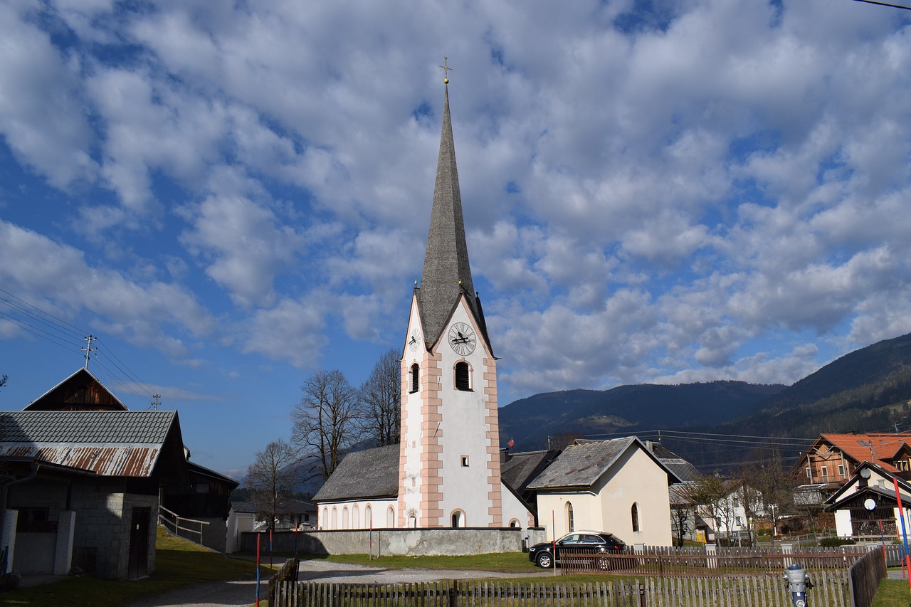 church tröpolach sankt georgen free photo