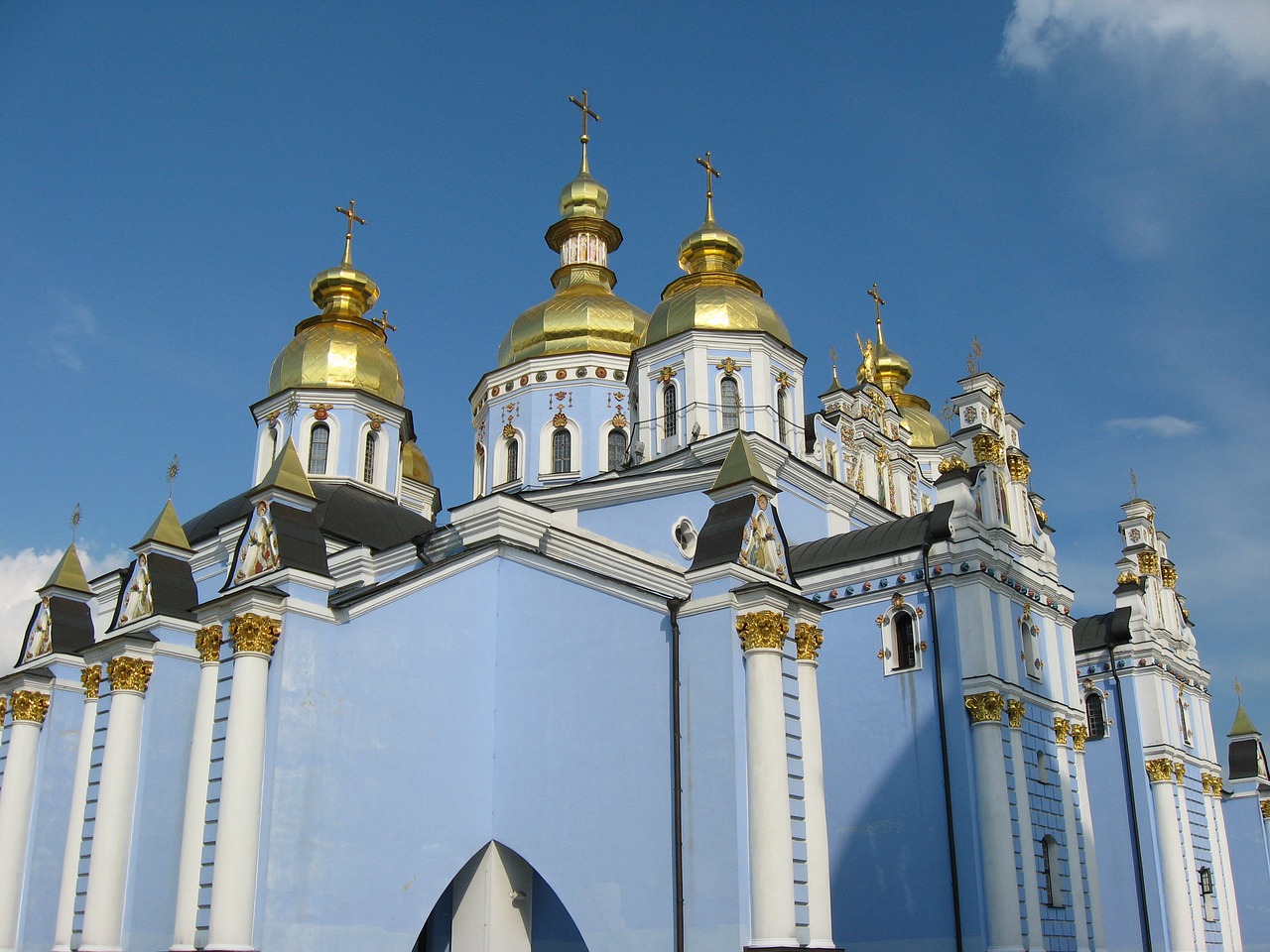 church sky orthodox free photo