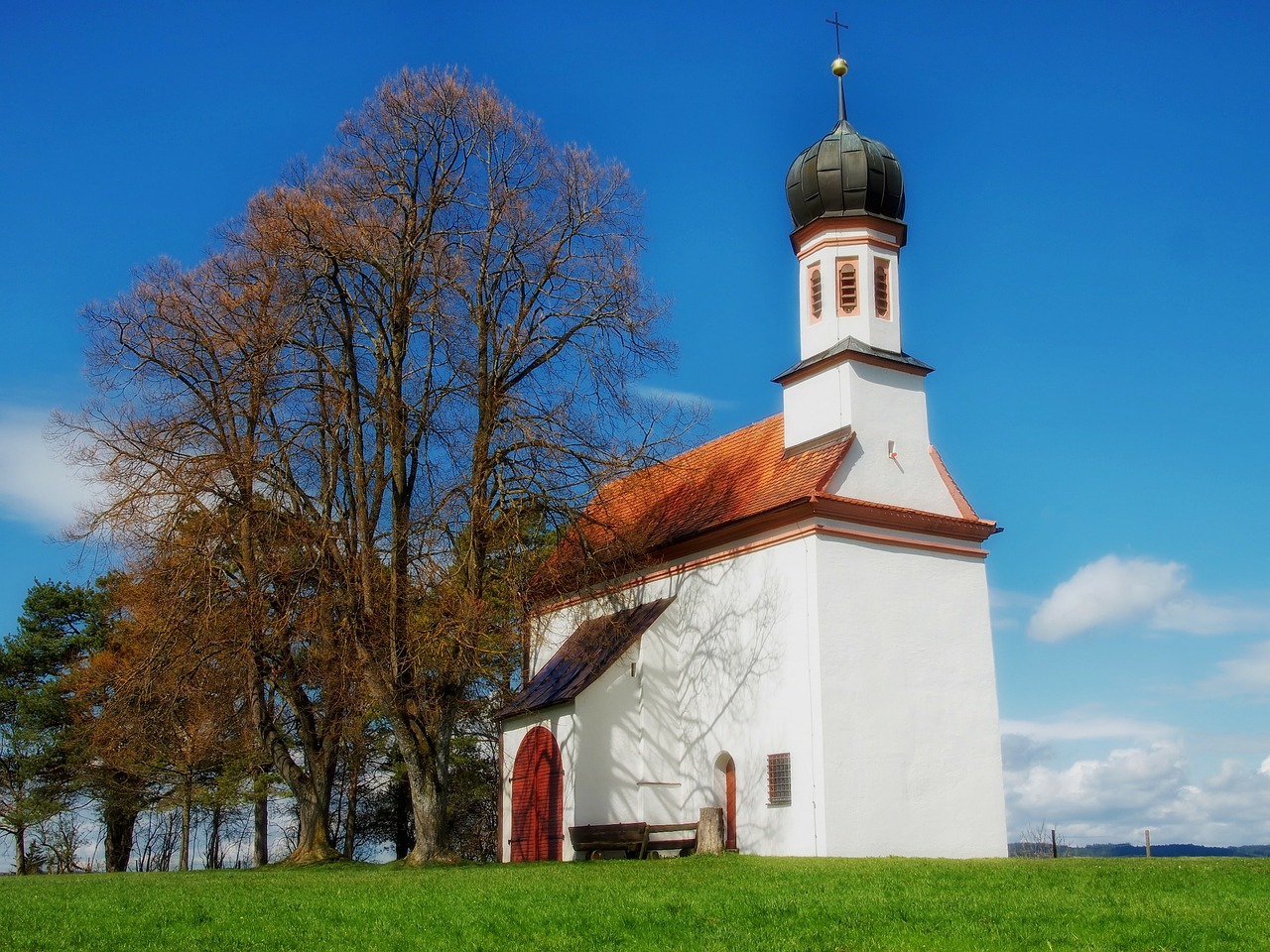 church architecture steeple free photo