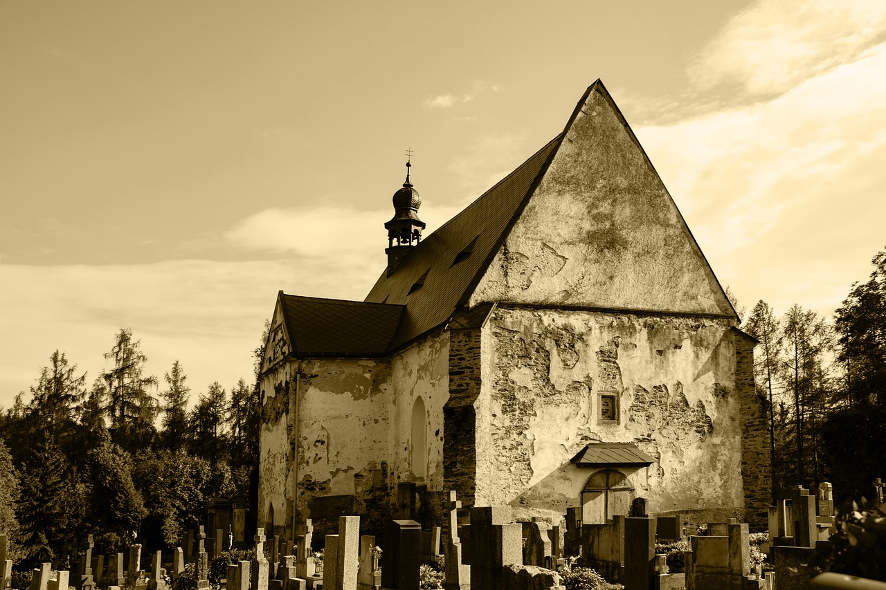 church cemetery scary free photo