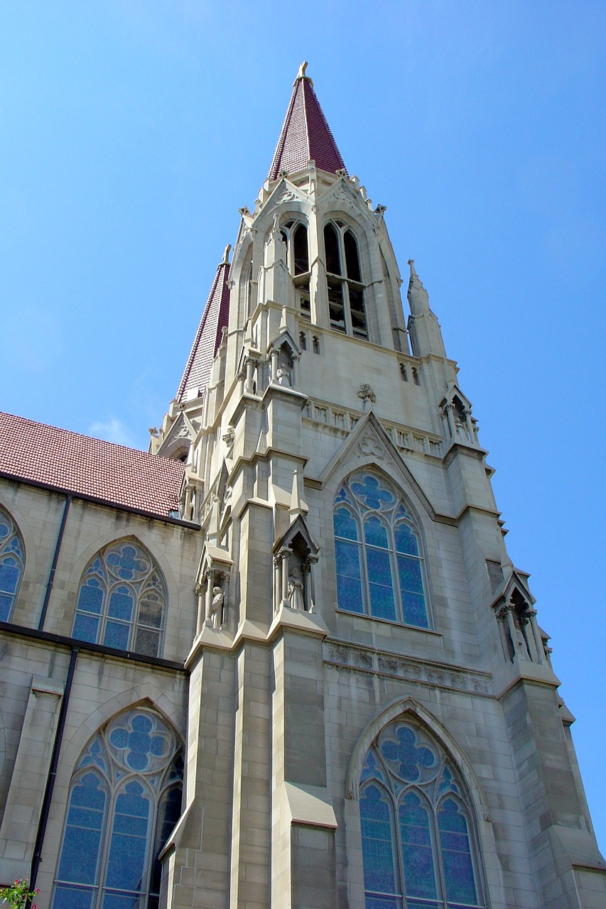 church steeple spire free photo