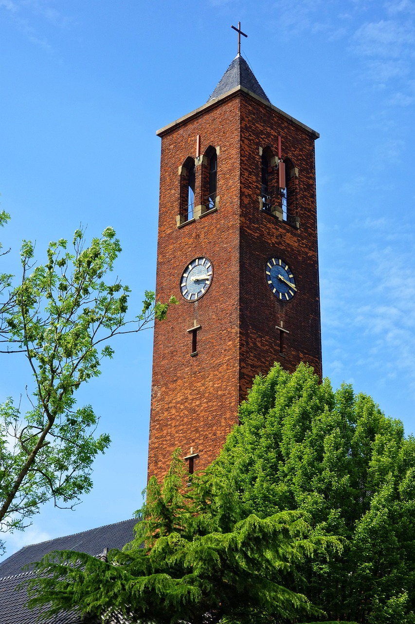 church  church tower  tower free photo