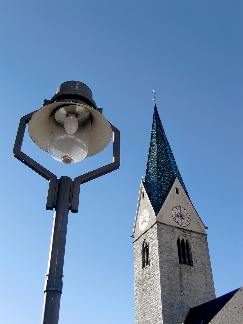 church gothic bell tower sky free photo