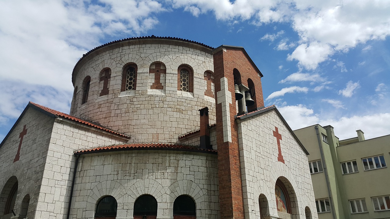 church  sarajevo  bosnia free photo