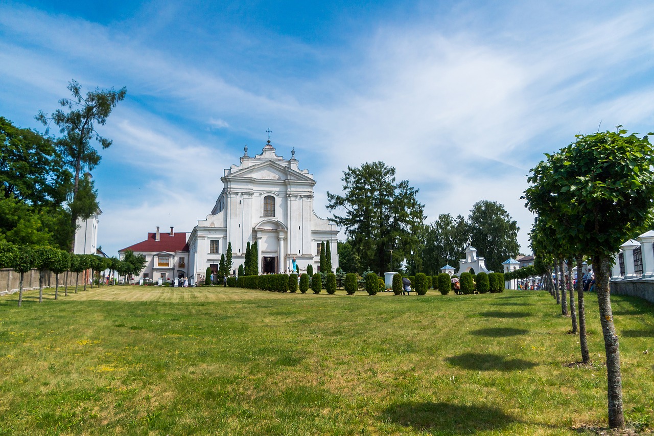 church  blue  white free photo