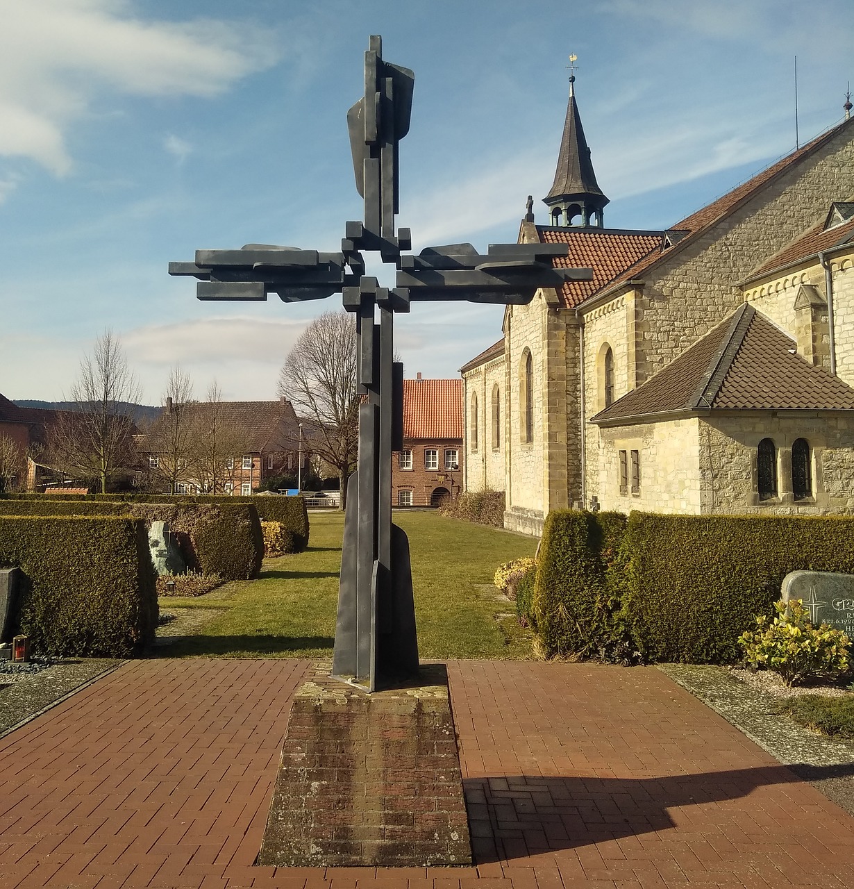 church  cemetery  cross free photo