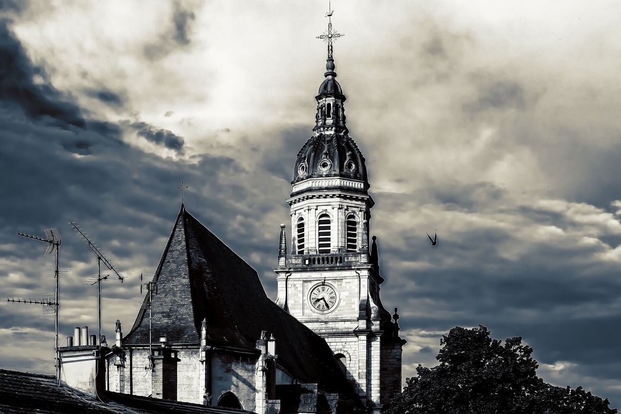 church  tower  sky free photo