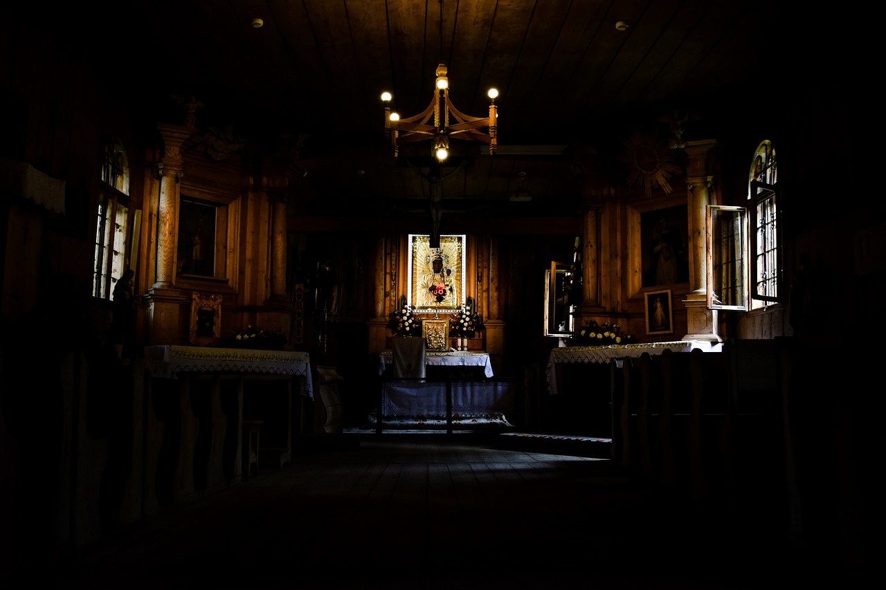 church  architecture  the interior of the free photo