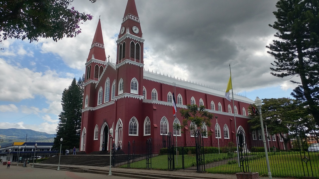 church  costa rica  religion free photo