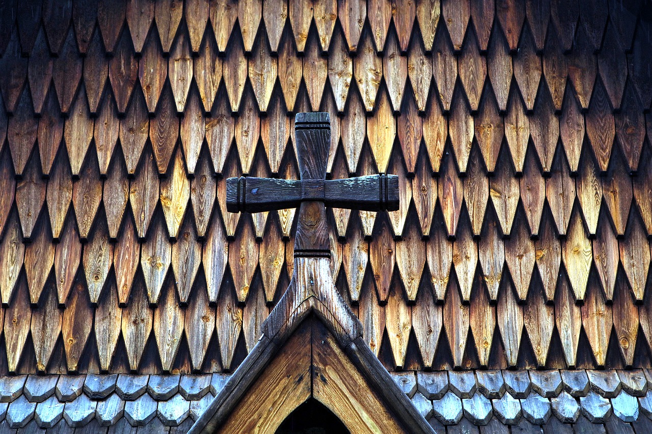 church  cross  roof free photo