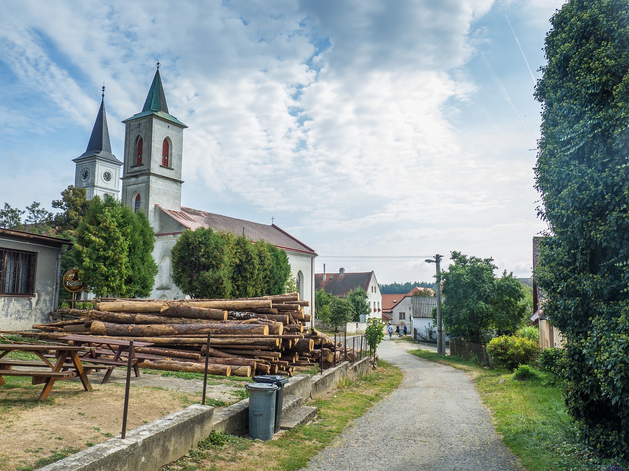 church  village  architecture free photo