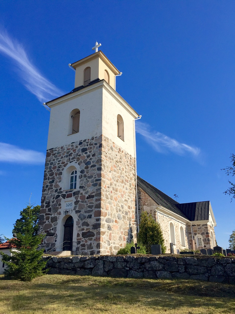 church  stone church  old free photo