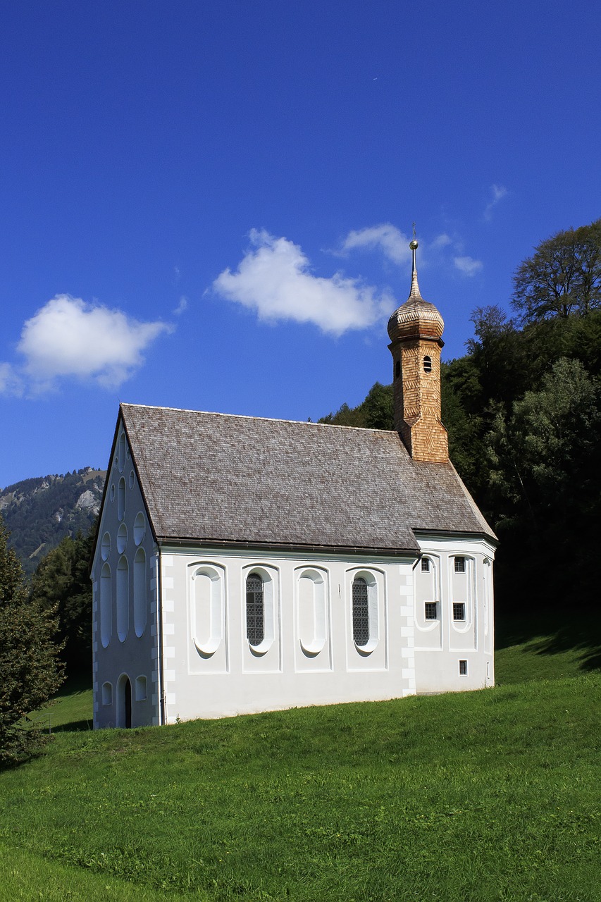 church  baroque  mountains free photo