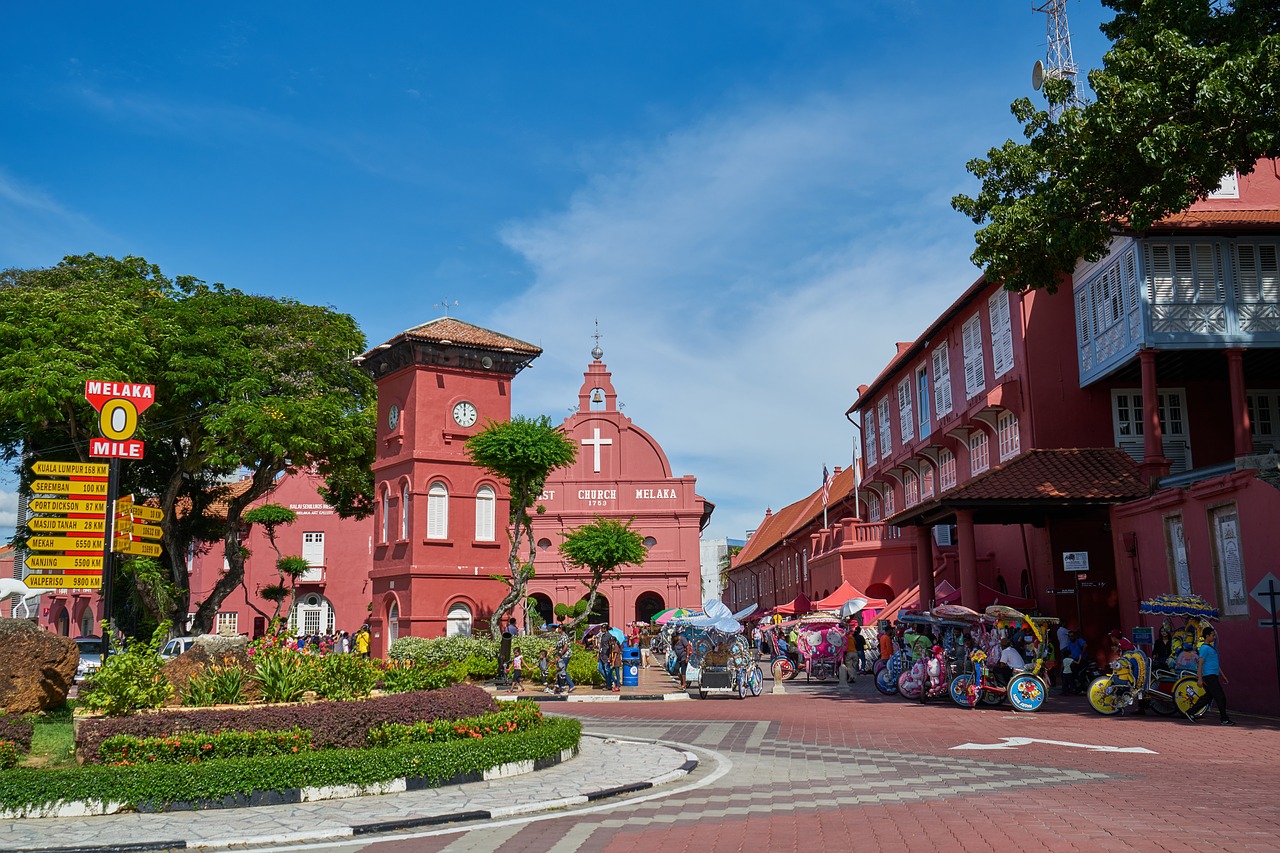 church  red  malaysia free photo