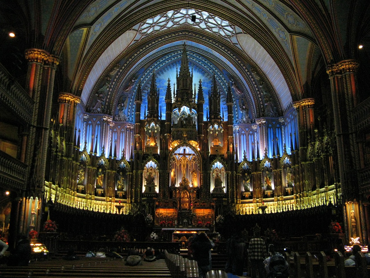 church cathedral montreal free photo