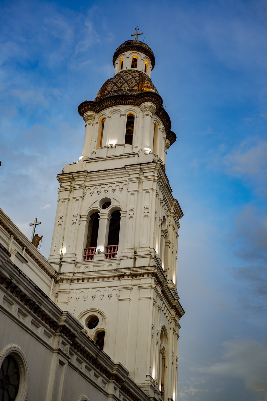 church  santo domingo basin  ecuador free photo