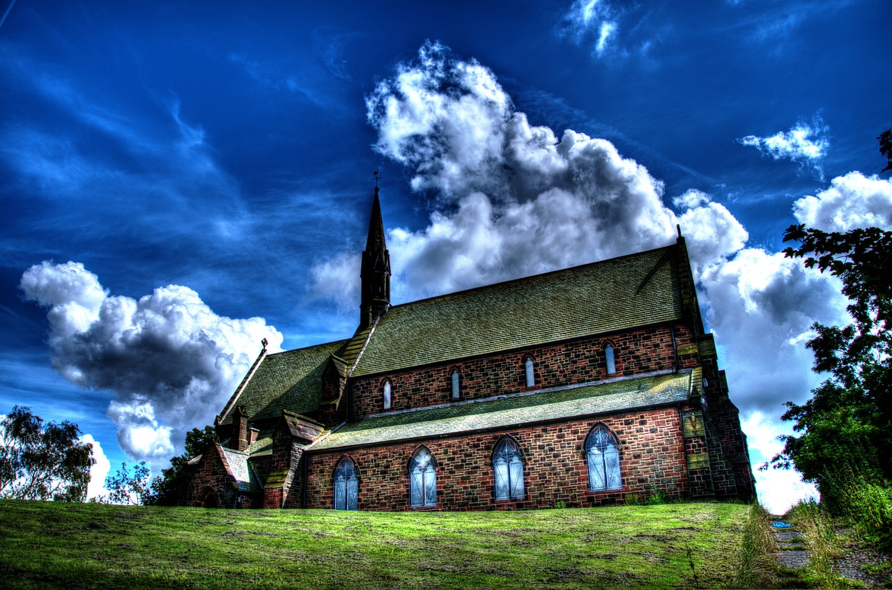 church landmark hdr free photo