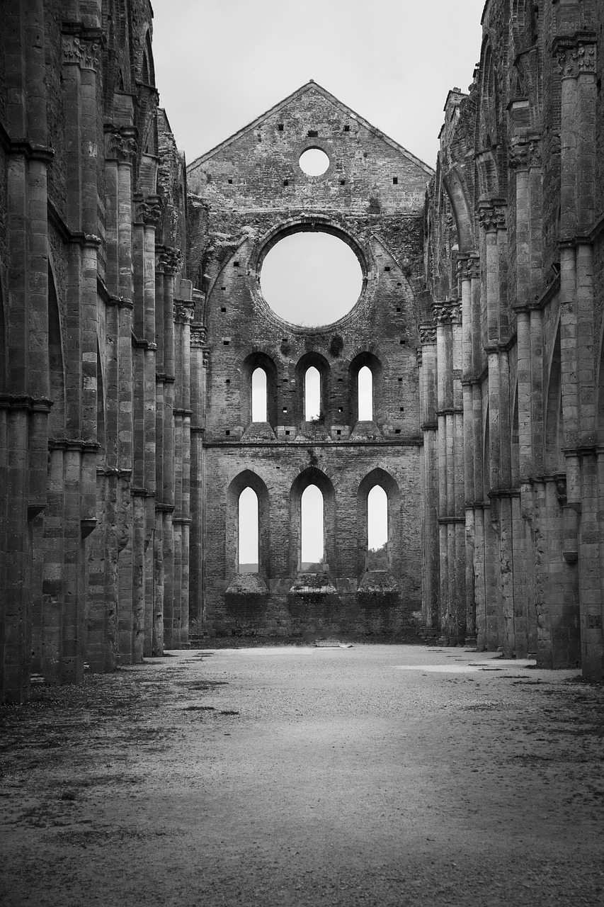 church  ruin  architecture free photo