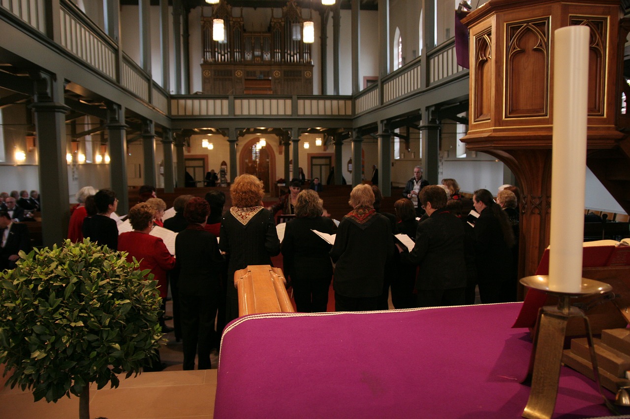 church choir human free photo