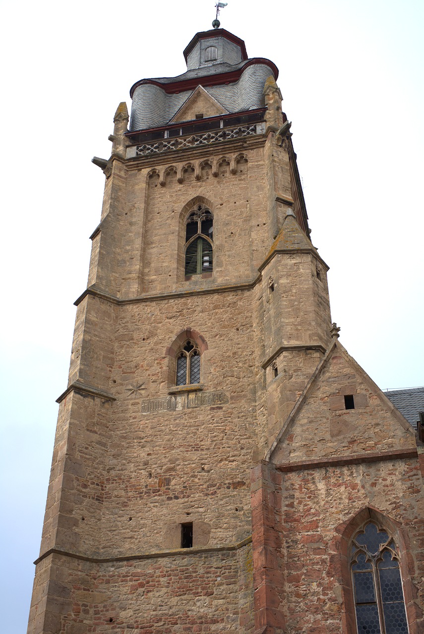 church  tower  bad wildungen free photo