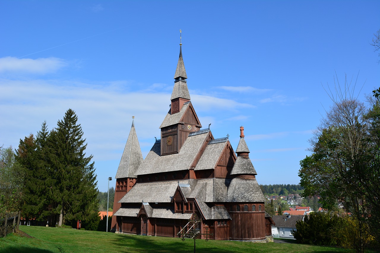 church  stave church  architecture free photo