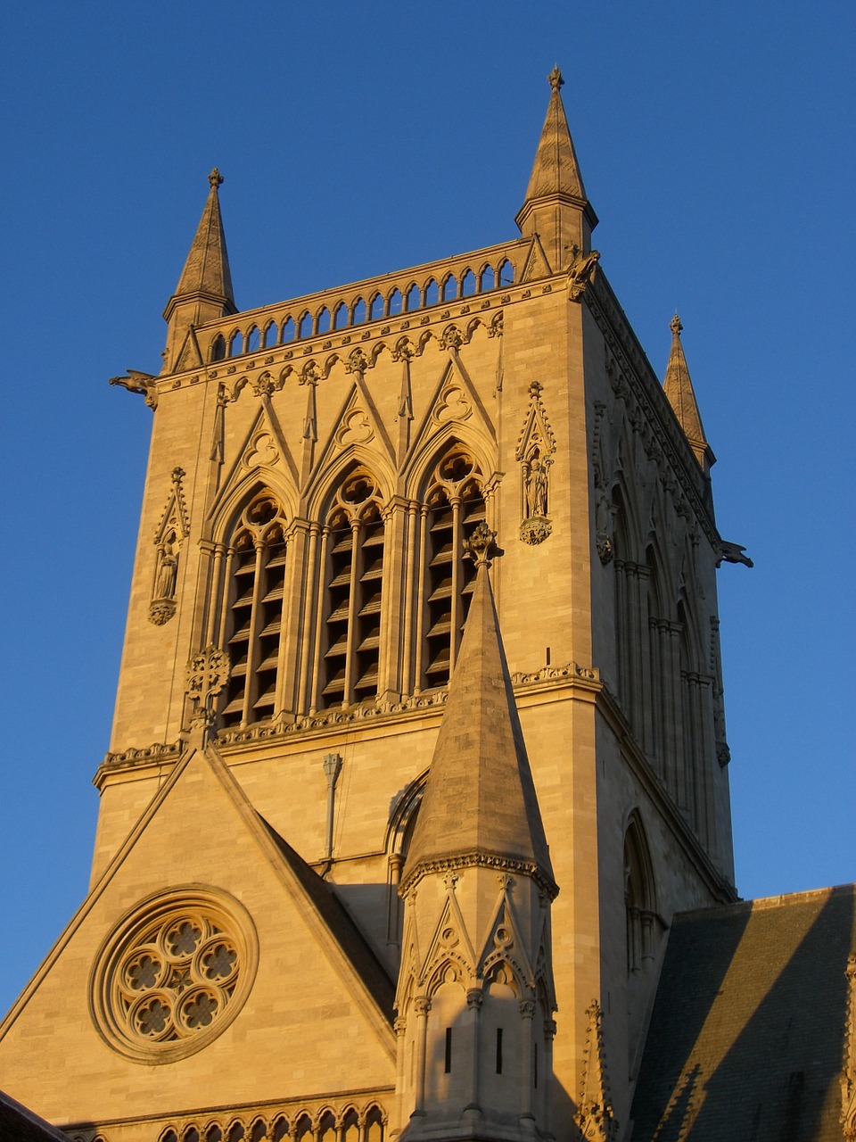 church steeple blue sky free photo