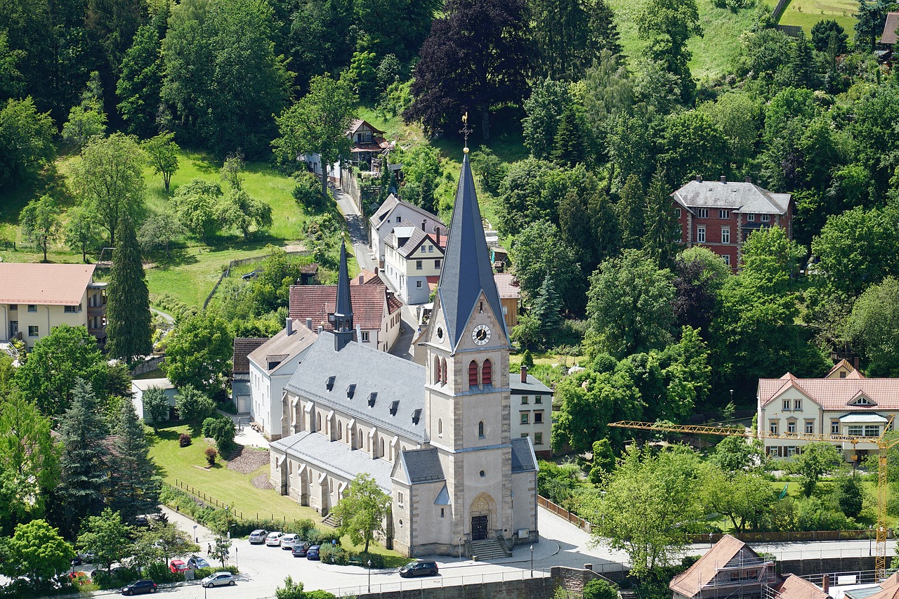 church  to our lady  kulmbach free photo