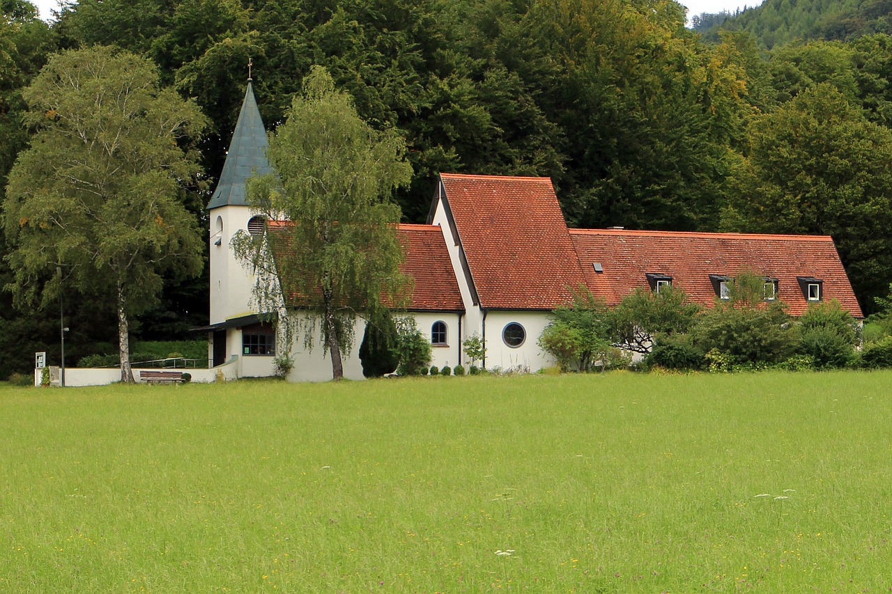 church church of peace aschau free photo