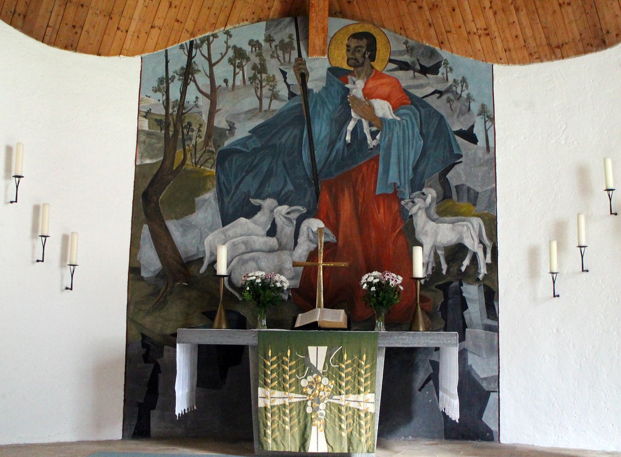 church interior altar free photo