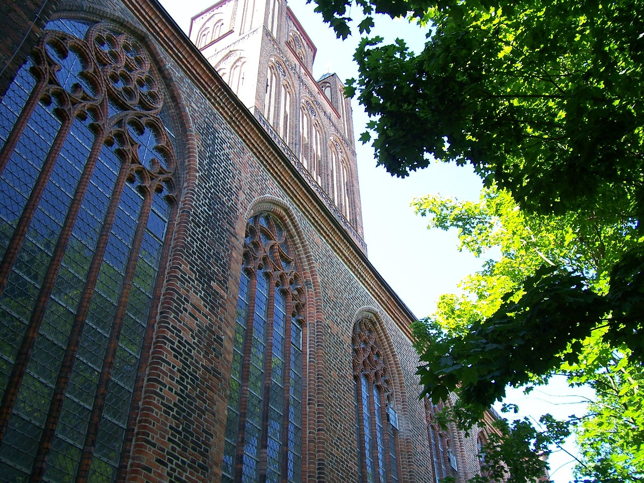 church brick gothic stralsund free photo