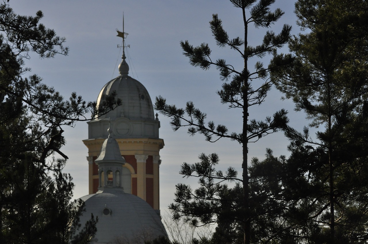 church landscape tower free photo