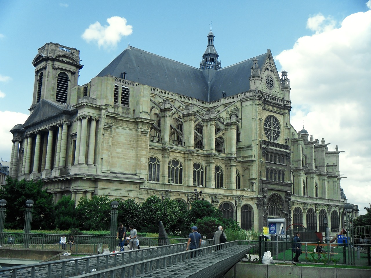 church saint eustache france free photo