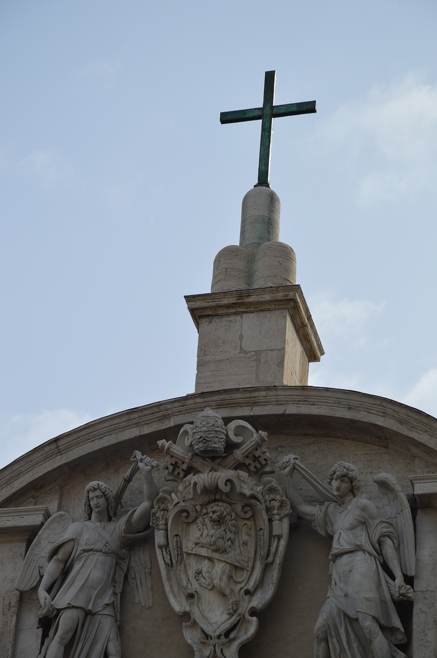 church cross himmel free photo