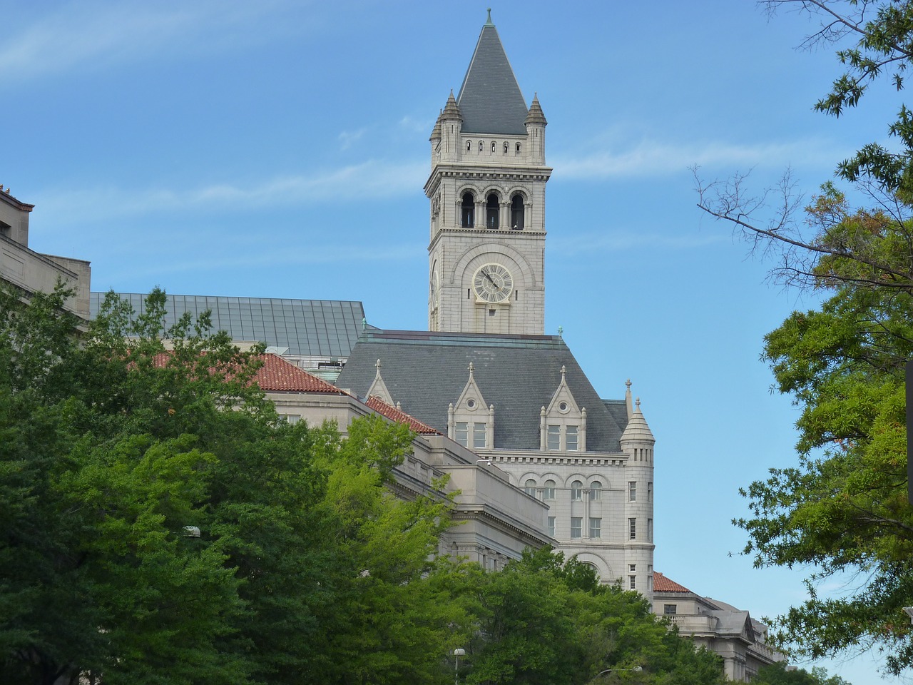 church washington sky free photo