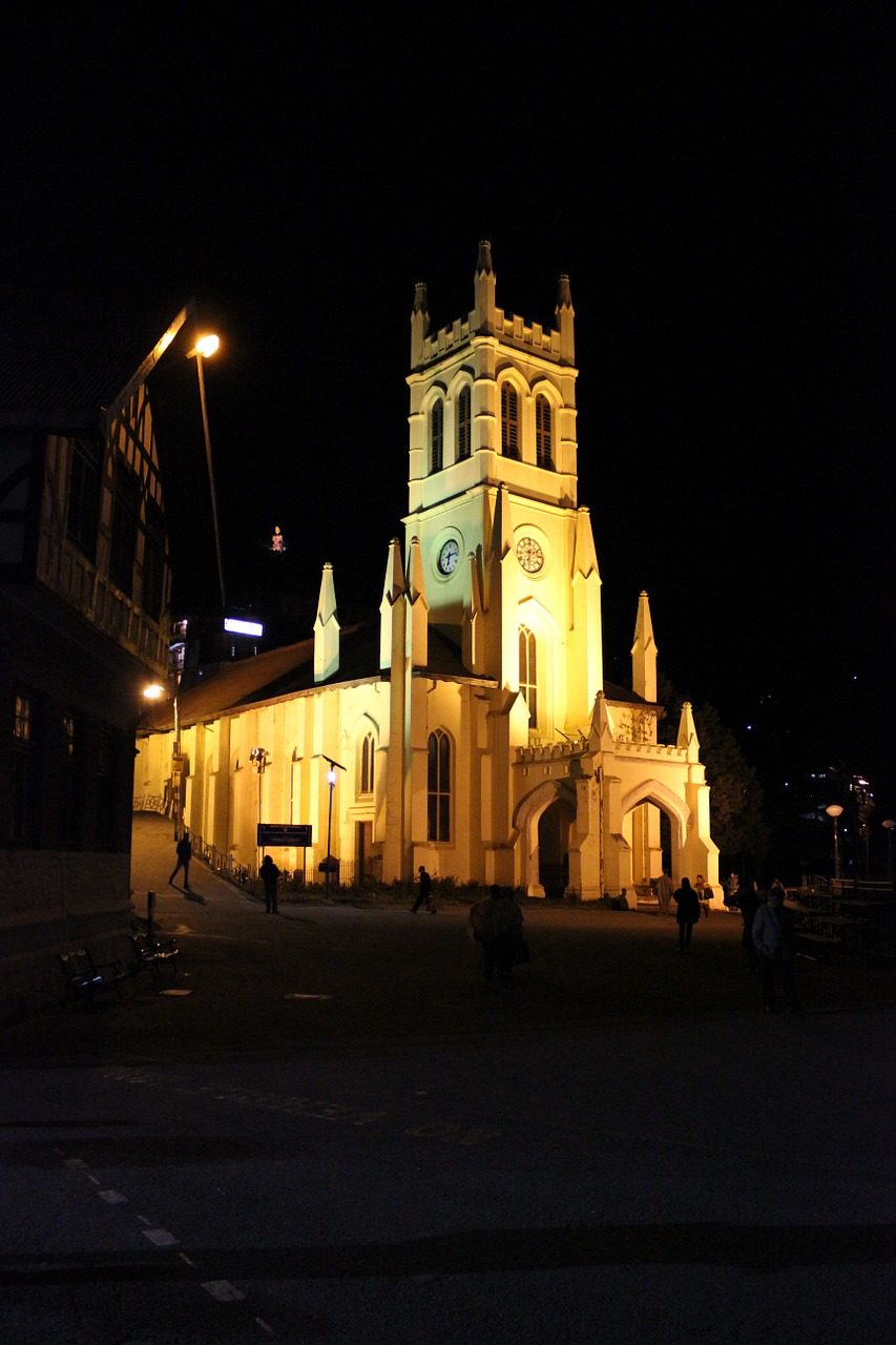 church shimla himachal free photo