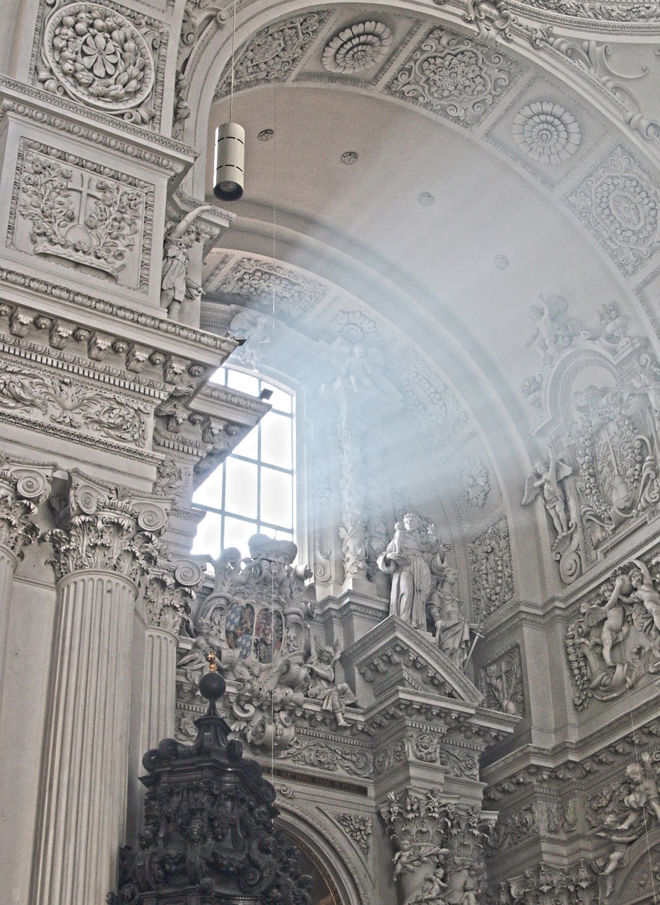 church baroque window free photo