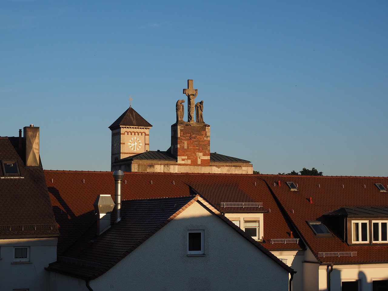 church angel cross free photo