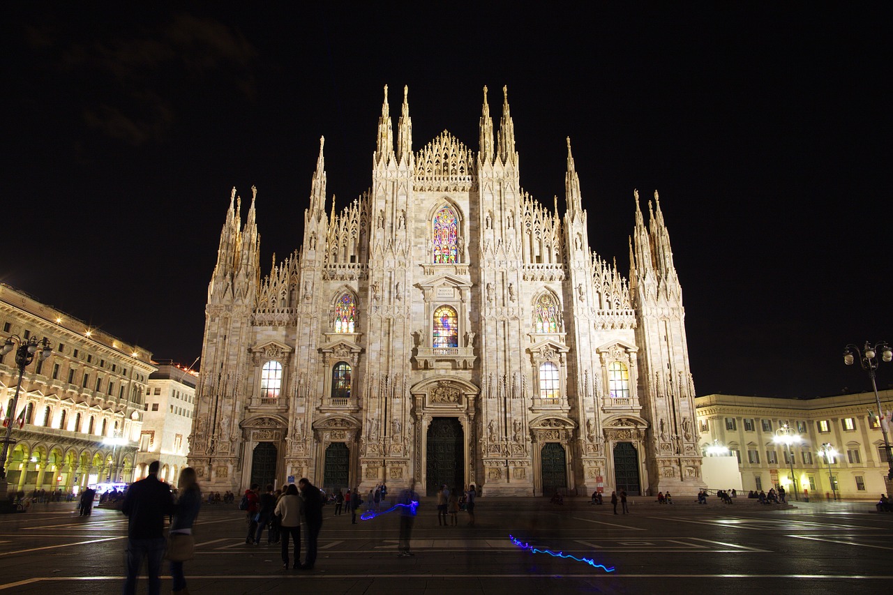 church gothic milan free photo