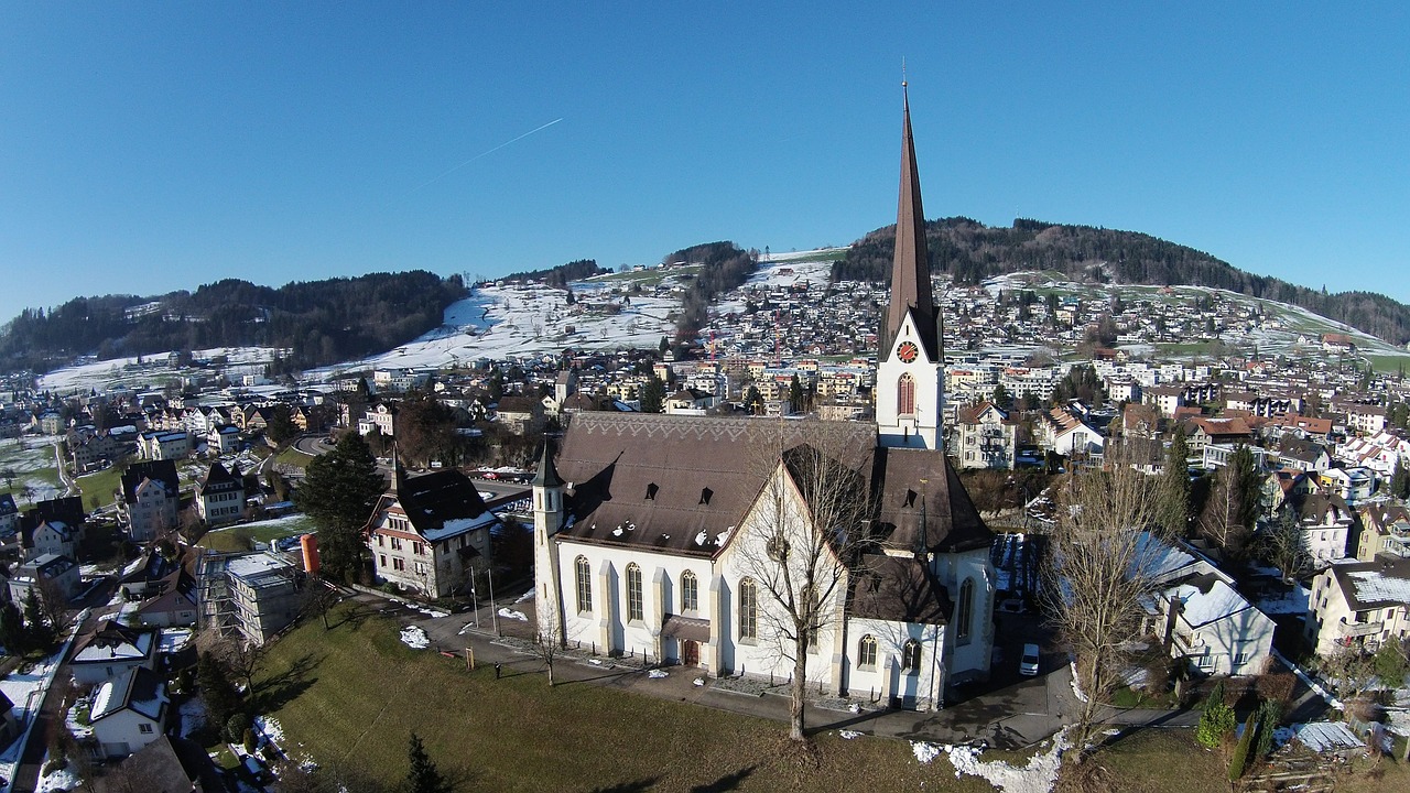 church abtwil at st gallen free photo