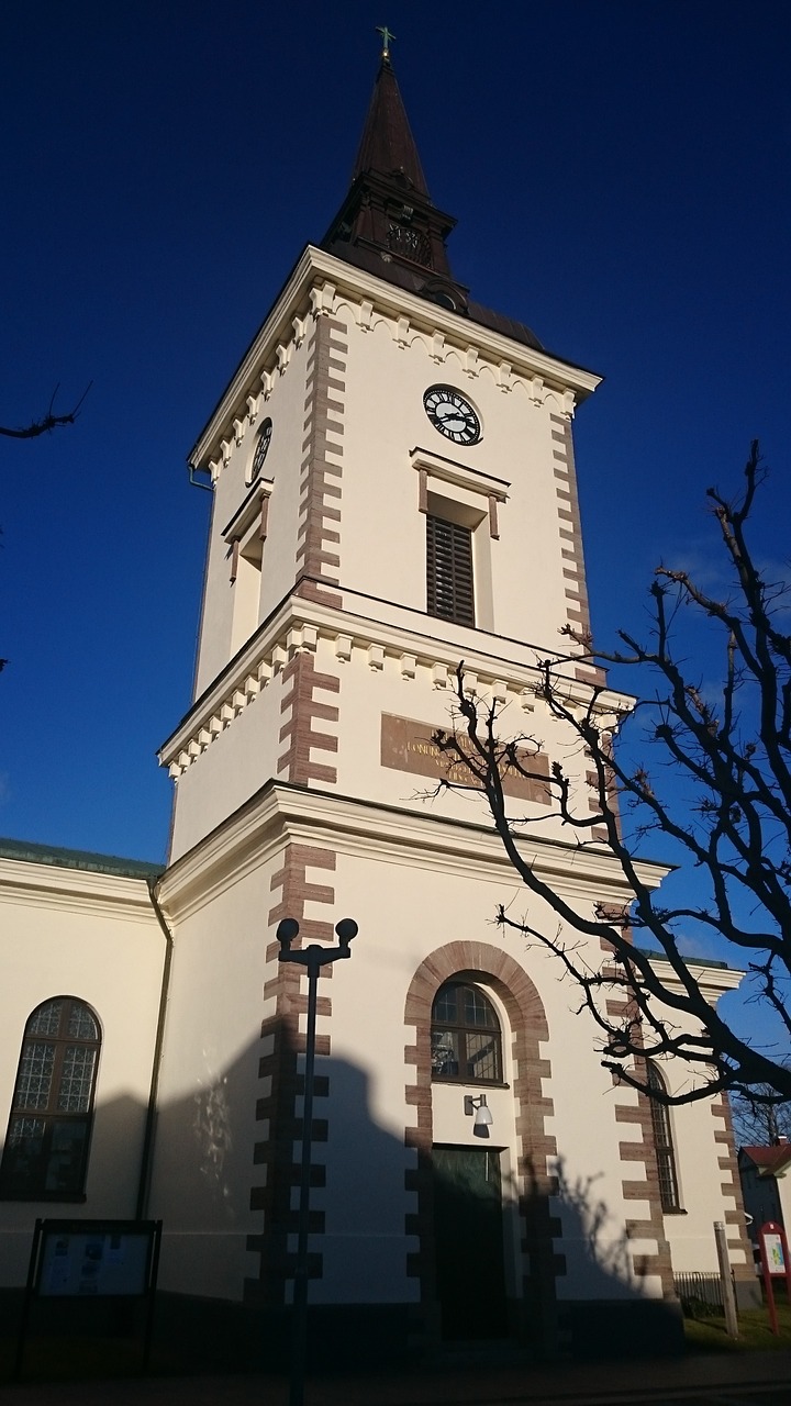 church hjo church tower free photo