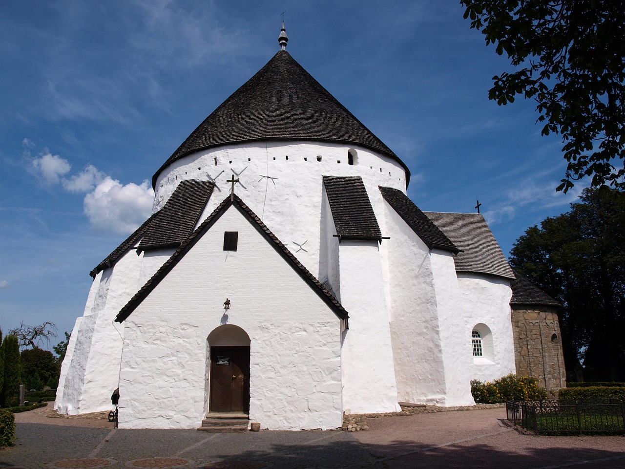 church fortified church about free photo