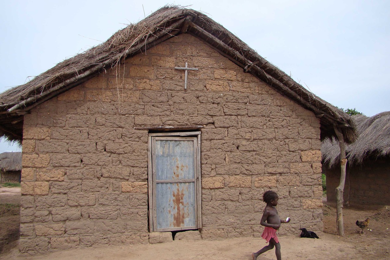 church africa child free photo