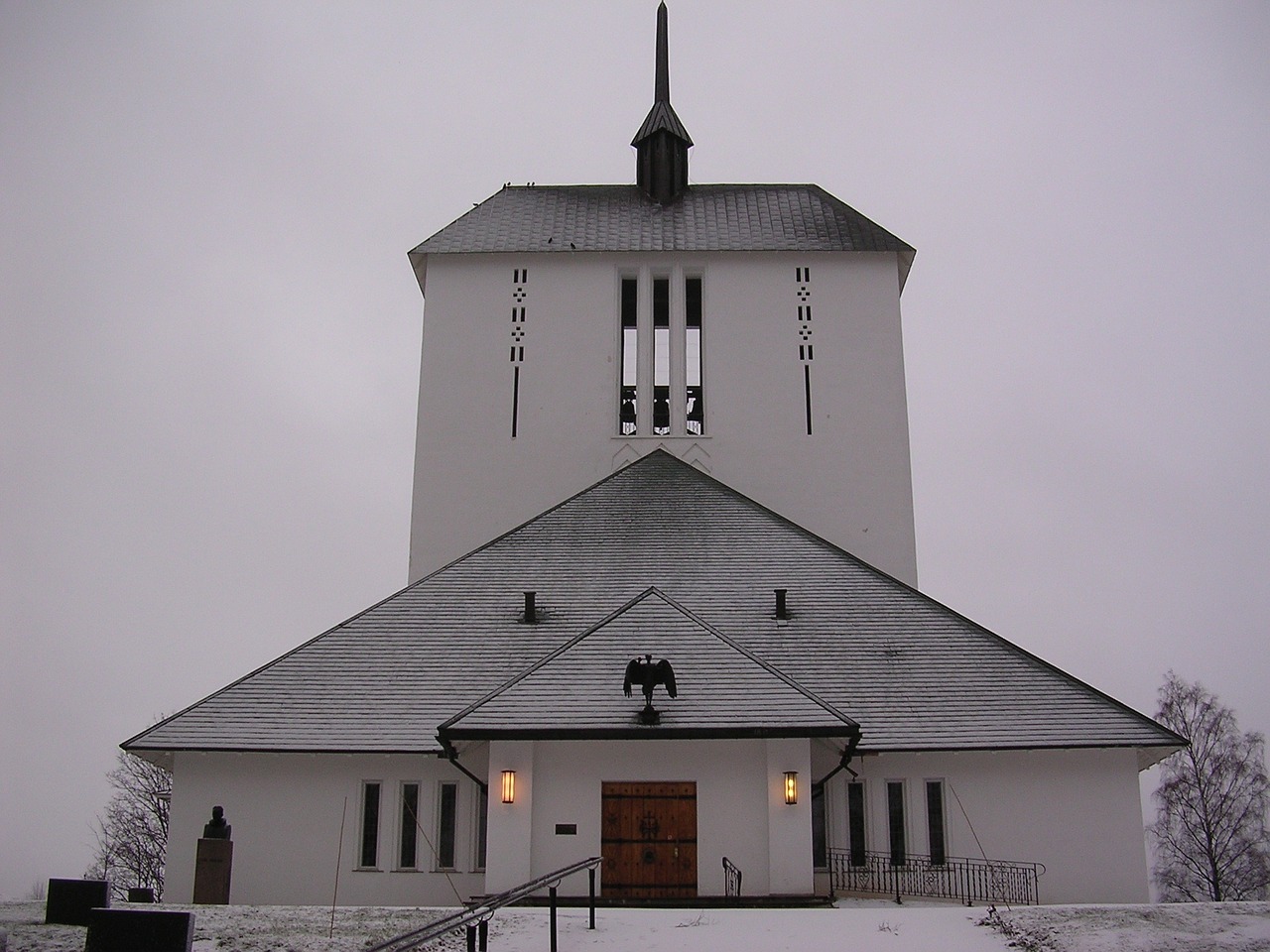 church ullensaker white free photo