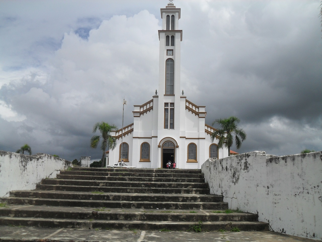 church paraná staircase free photo