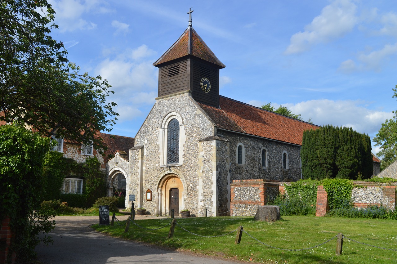 church village building free photo