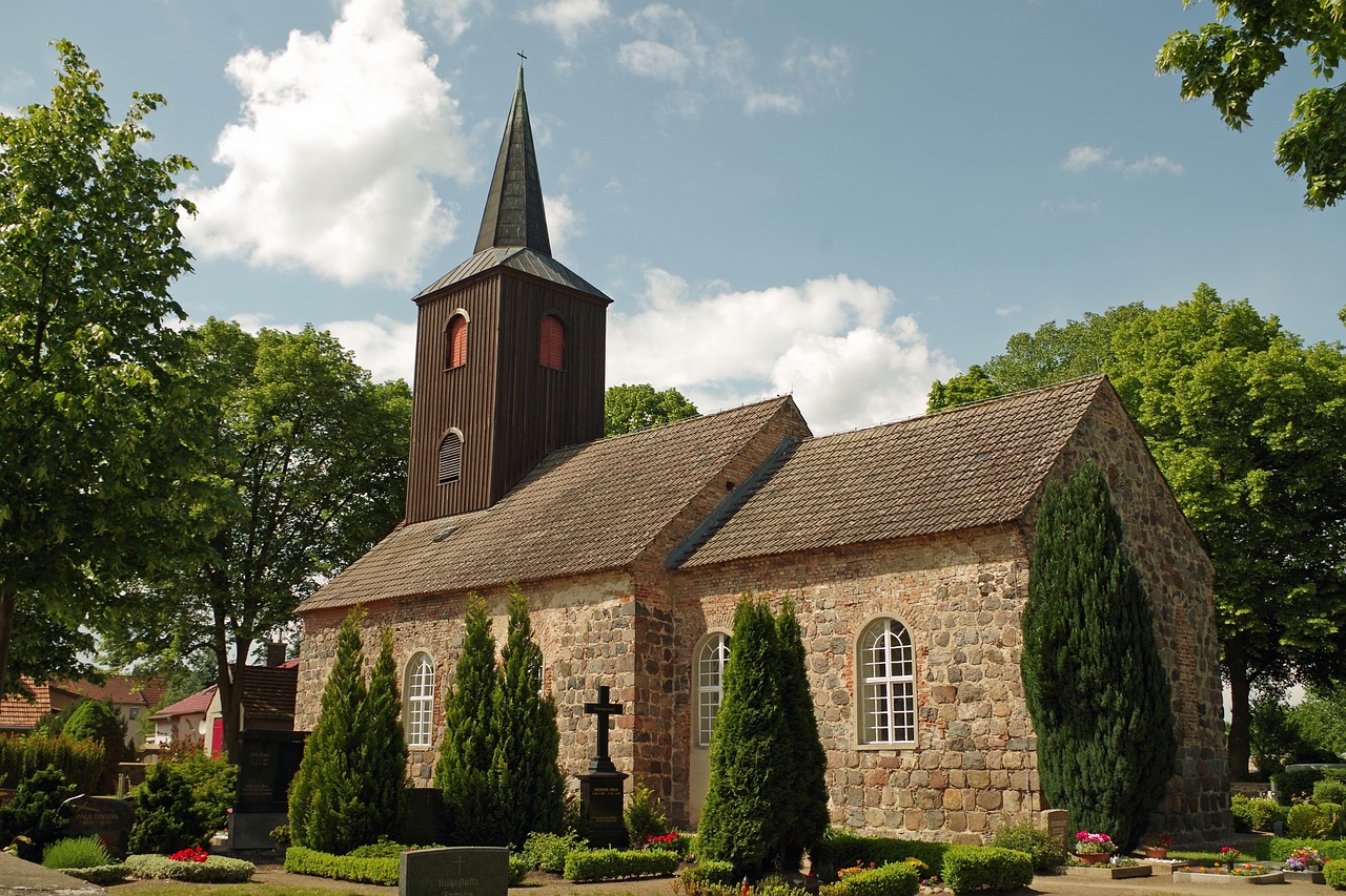 church cemetery steeple free photo